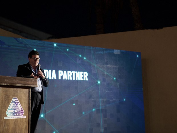 A panel at Cairo Blockchain Week